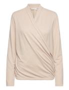 InWear Alanoiw Wrap Blouse Beige