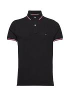 Tommy Hilfiger Core Tommy Tipped Slim Polo Svart