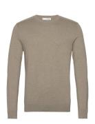 Selected Homme Slhberg Crew Neck Noos Khaki Green