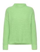 Slfselma Ls Knit Pullover Noos Tops Knitwear Jumpers Green Selected Fe...