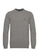 Lyle & Scott Crew Neck Lambswool Blend Jumper Grå