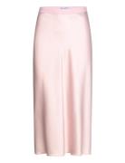 Ahlvar Gallery Hana Satin Skirt Rosa