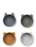 Liewood Iggy Silic Bowls 4-Pack Blå