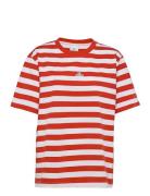Hanger Striped Tee Tops T-shirts & Tops Short-sleeved Red Hanger By Ho...
