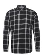 Jack & J S Jjegingham Twill Shirt L/S Svart