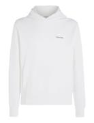 Calvin Klein Micro Logo Repreve Hoodie Vit