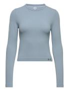Ua Rush Seamless Ls Sport T-shirts & Tops Long-sleeved Blue Under Armo...