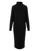 YAS Yasmavi Knit Midi Rollneck Dress Noos Svart