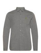 Lyle & Scott Regular Fit Light Weight Oxford Shirt Grå