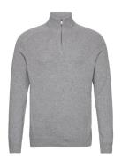 ONLY & SONS Onsedward Reg 7 Wool Half Zip Knit Cs Grå