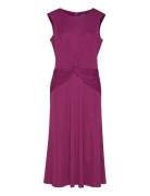 Lauren Ralph Lauren Twist-Front Jersey Dress Lila