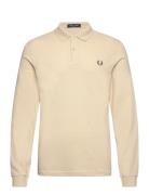 L/S Plain Fp Shirt Tops Polos Long-sleeved Beige Fred Perry