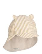 Liewood Gorm Reversible Seersucker Sun Hat Gul