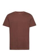 Selected Homme Slhaspen Mini Str Ss O-Neck Tee Noos Brun