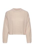 ONLY Onlmalavi L/S Cropped Pullover Knt Noos Kräm