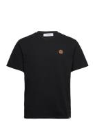 Community T-Shirt Tops T-shirts Short-sleeved Black Les Deux