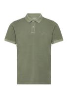 GANT Sunfaded Pique Ss Rugger Khaki Green