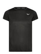 Impulse Core Tee W Sport T-shirts & Tops Short-sleeved Black Mizuno