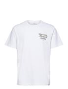New York T-Shirt Tops T-shirts Short-sleeved White Les Deux