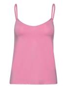 Strap Top Tops T-shirts & Tops Sleeveless Pink Rosemunde