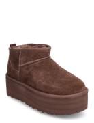 UGG W Classic Ultra Mini Platform Brun