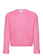 Vmsayla Fold Ls O-Nck Pullover Girl Noos Tops Knitwear Pullovers Pink ...