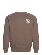 Darren Sweatshirt Tops Sweat-shirts & Hoodies Sweat-shirts Brown Les D...