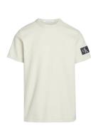 Calvin Klein Jeans Badge Waffle Tee Beige