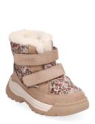 Wheat Millas Double Velcro Tex Print Rosa