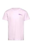Active Solid T K Sport T-shirts Short-sleeved Pink Jack Wolfskin