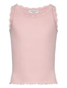 Rosemunde Kids Rkbeatha Sl Top W/ Lace Rosa