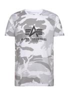 Alpha Industries Basic T-Shirt Camo Vit