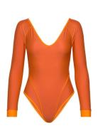 Maloya Surf Suit Ls Sport Swimsuits Orange Rip Curl