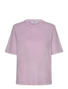 Jo Tammy Tee Tops T-shirts & Tops Short-sleeved Purple MSCH Copenhagen
