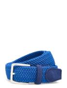 Elastic Braided Belt Accessories Belts Braided Belt Blue GANT