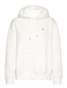 GANT Rel Shield Hoodie Vit