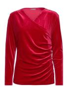 Frcassandra Bl 1 Tops T-shirts & Tops Long-sleeved Red Fransa