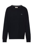 GANT Shield Classic Cotton C-Neck Marinblå