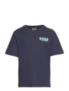 EA7 T-Shirts Marinblå