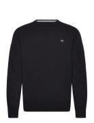 GANT Superfine Lambswool C-Neck Svart