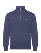 GANT Casual Cotton Half Zip Marinblå