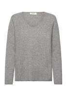 Rosemunde Cashmere V-Neck Grå