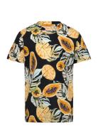 Jack & J S Jortampa Aop Tee Ss Crew Neck Jnr Multi/patterned