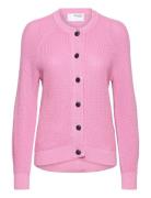 Selected Femme Slflola Ls Knit Cardigan Rosa