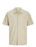 Jack & J S Jormykonos Plisse Resort Ss Shirt Grön