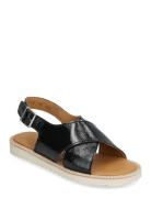 ANGULUS Sandals - Flat - Open Toe - Op Svart