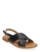 ANGULUS Sandals - Flat - Open Toe - Op Svart