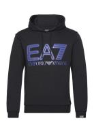 Sweatshirts Tops Sweat-shirts & Hoodies Hoodies Black EA7