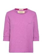 MOS MOSH Mmzelma 3/4 Sleeve Tee Rosa