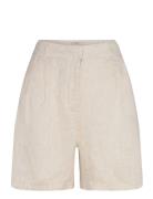 Gina Tricot Linen Shorts Beige